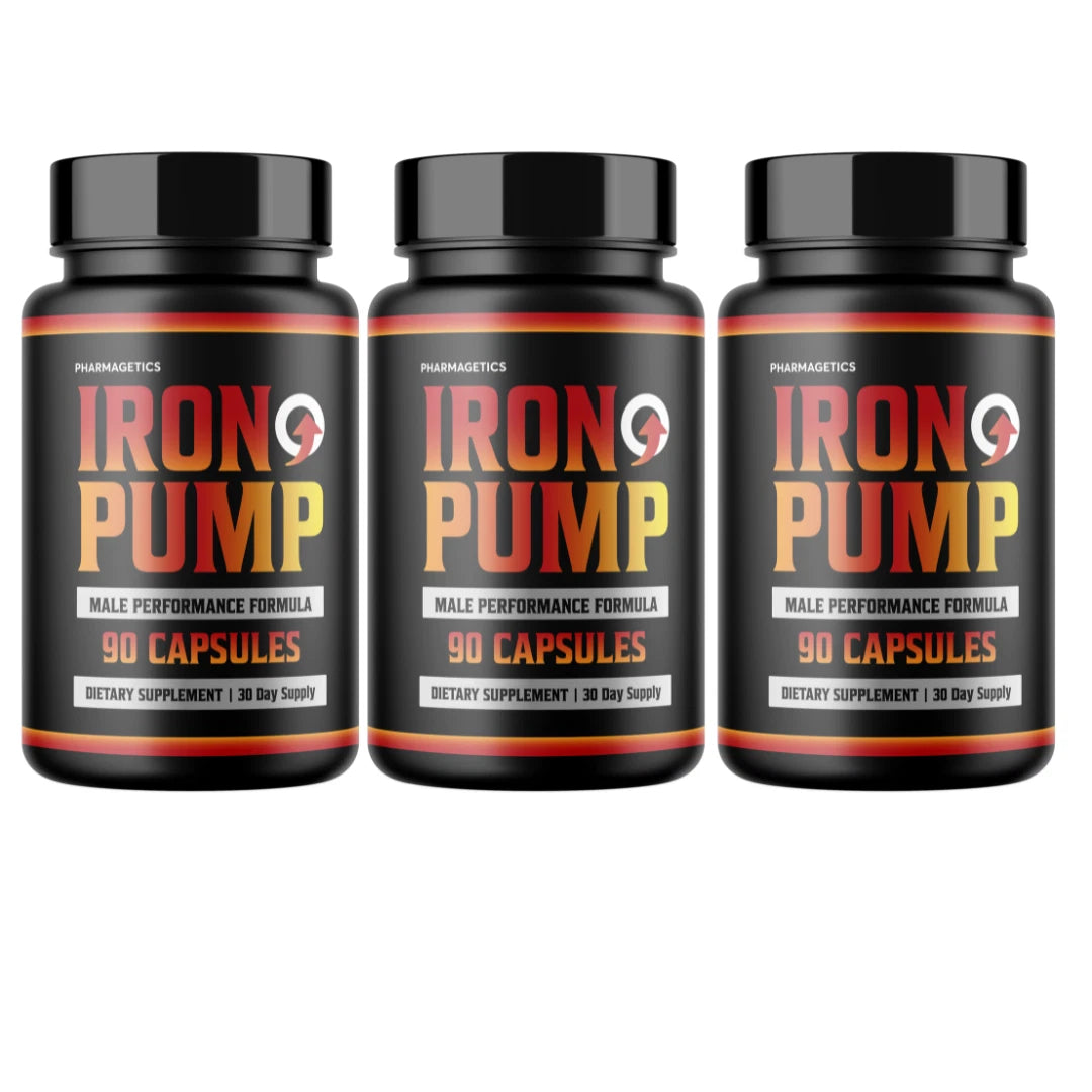 Iron Pump Male Performance Formula - 90 Capsules
