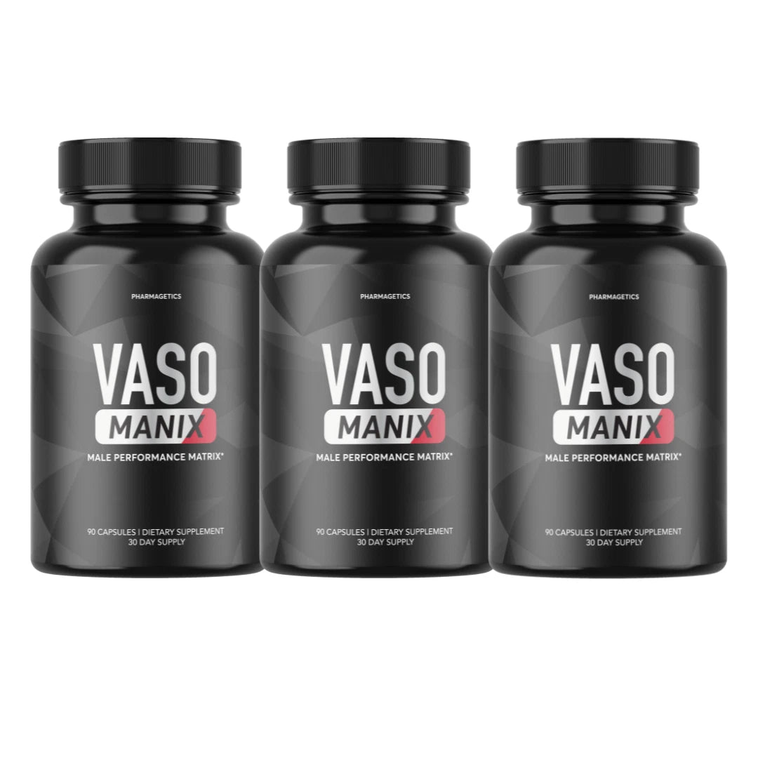 Vaso Manix Male Performance Supplement, Stamina Support 90 Capsules