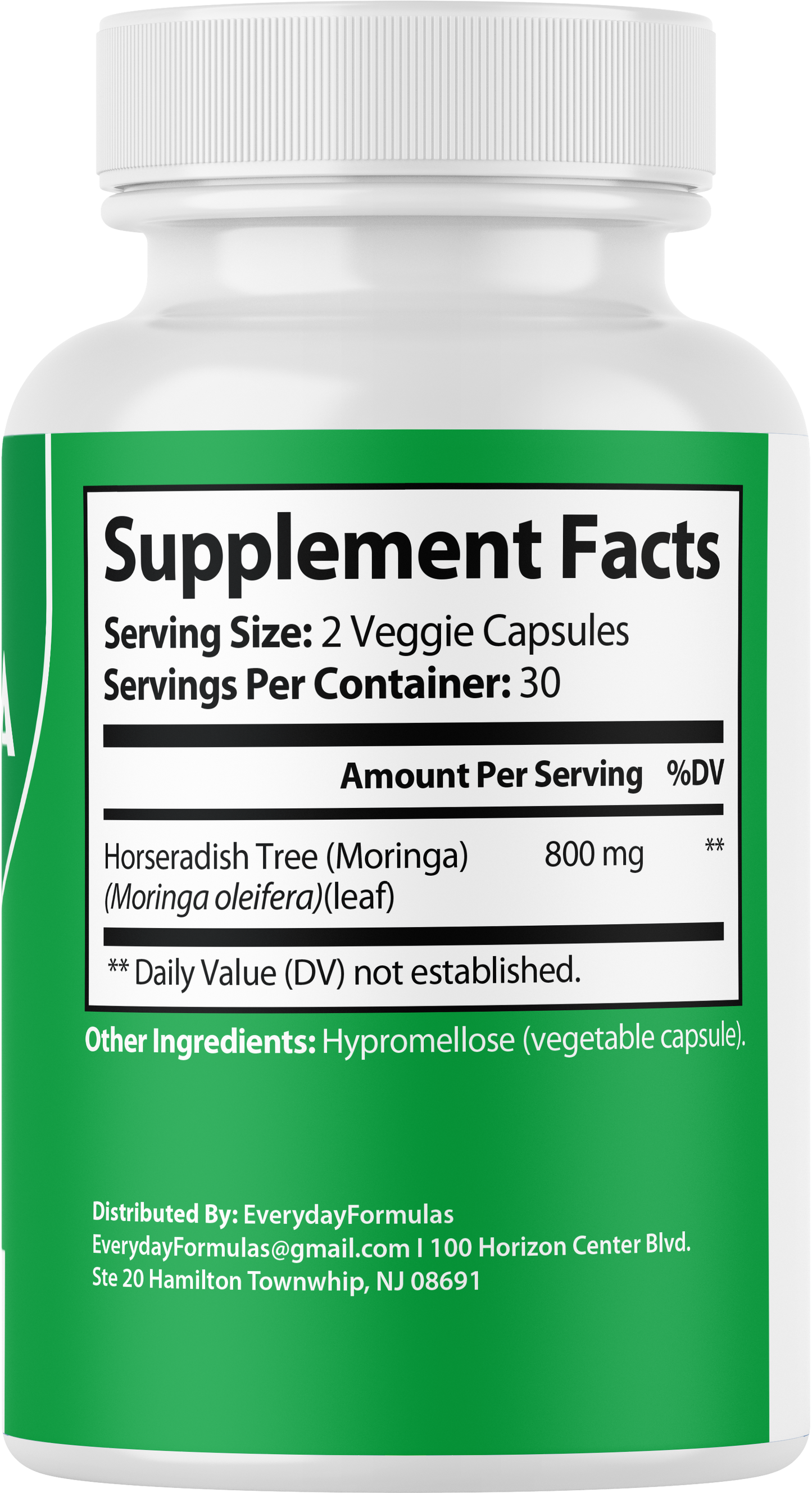 Moringa Capsules Healthy Joint Support Formula 60 Capsules