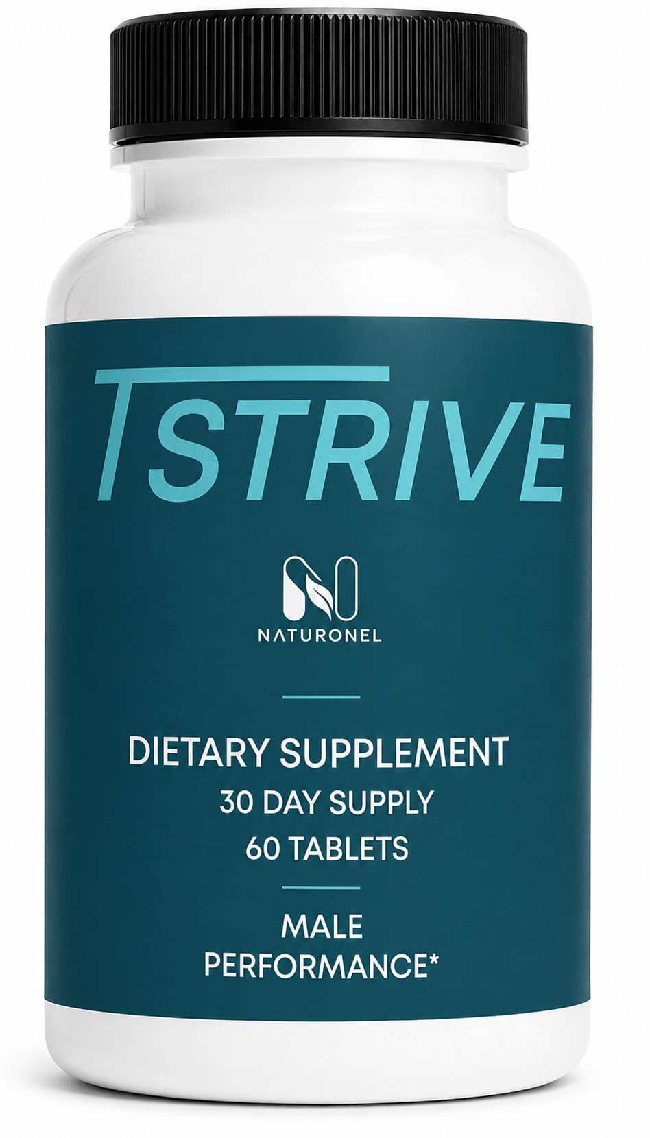 T-Strive Male Performance Supplement for Men – Daily Vitality Formula with Herbal & Nutrient Blend - 60 Tablets