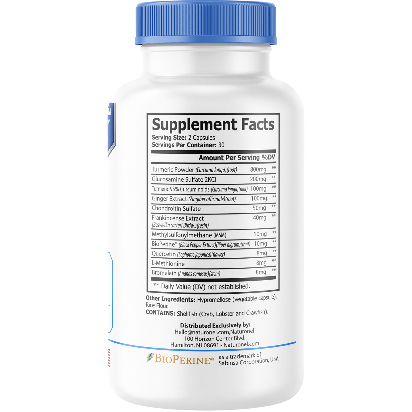 Nerve Recovery Formula (3 Pack) – Advanced Nerve Support Supplement with Turmeric, Glucosamine, Boswellia, Ginger, MSM & BioPerine® – Supports Healthy Nerve Function, Neurological Health & Circulation