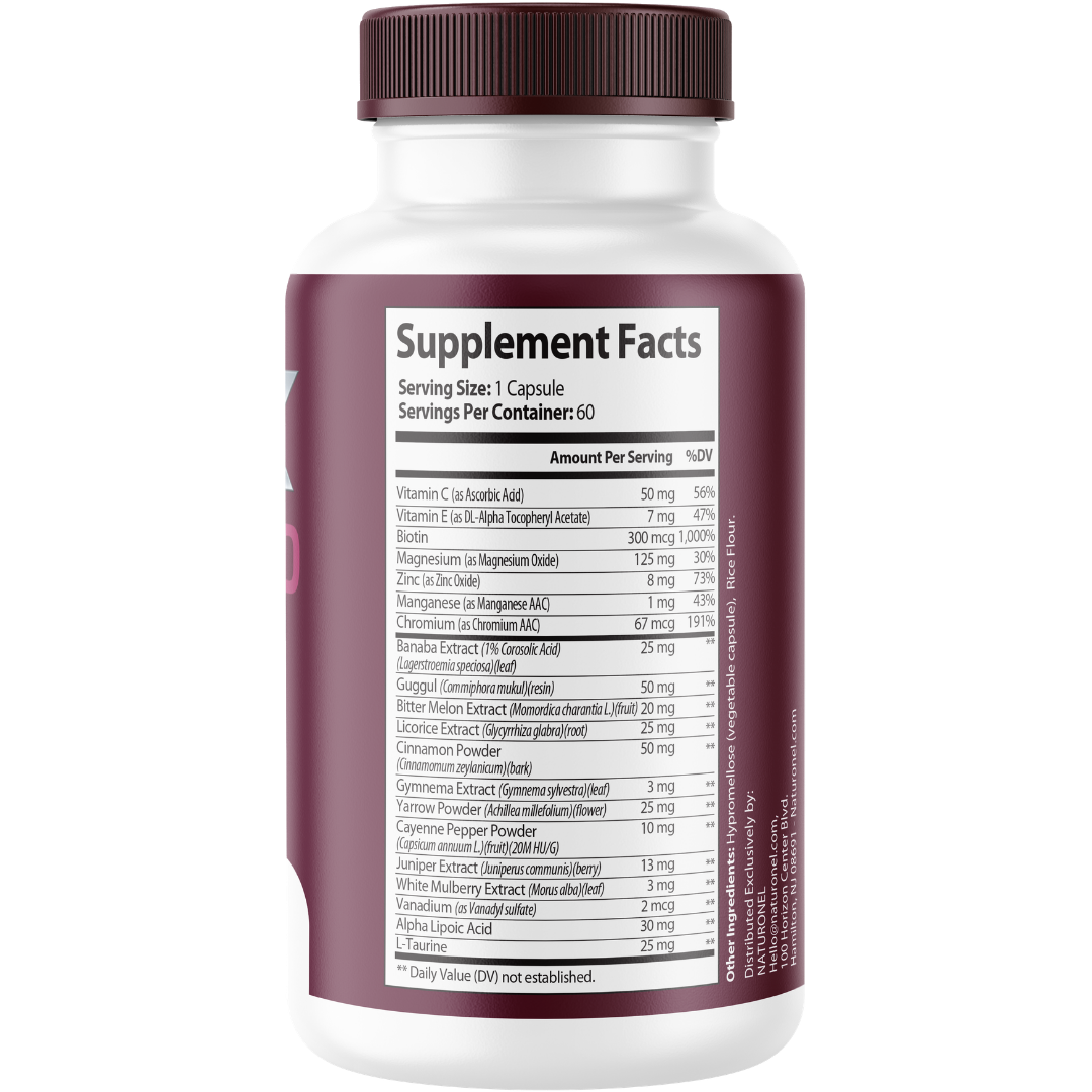APEX Sugar Shield Advanced Glucose Support (3 Pack) – Blood Sugar Support Capsules with Banaba, Bitter Melon, Gymnema, Chromium & Alpha Lipoic Acid