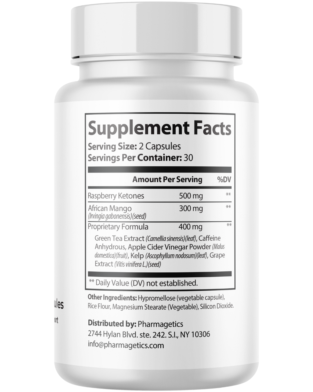 GLP-1 Capsules Weight Management Support, Vegan Supplement 60 Capsules