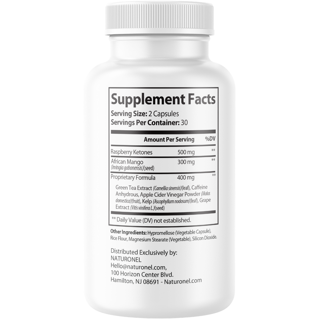 SlimRise Metabolism Support Supplement for Women & Men (2 Pack) – Raspberry Ketones, African Mango, Green Tea & Apple Cider Vinegar