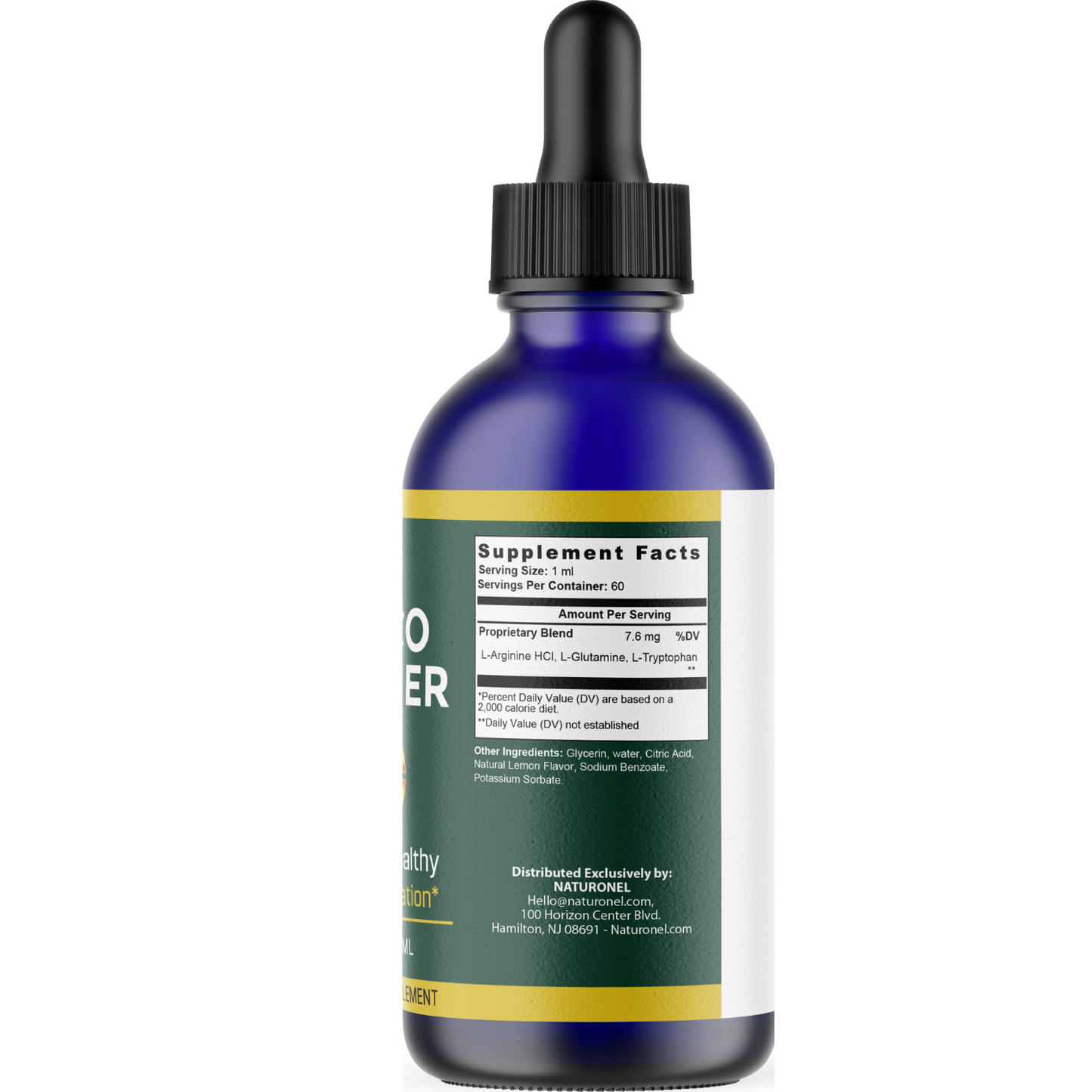 Glyco Barrier (6 Pack) Liquid Drops – Advanced Glyco Circulation Support Formula with L-Arginine HCl, L-Glutamine & L-Tryptophan