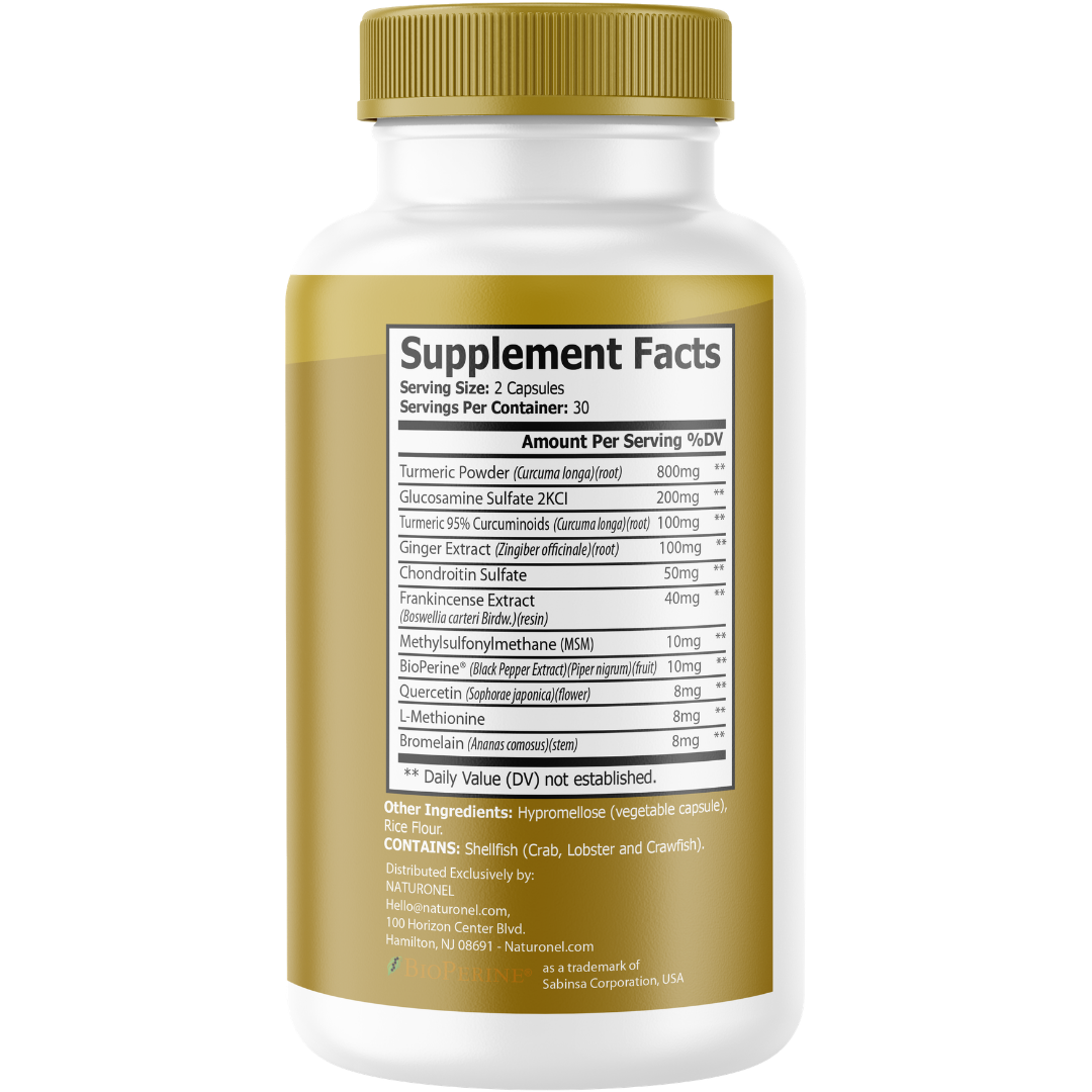 Apex Gold 11-in-1 Joint Support Supplement (2 Pack) – Turmeric, Glucosamine, Chondroitin, Boswellia, MSM, Ginger, Quercetin & Bromelain – Mobility & Flexibility Support