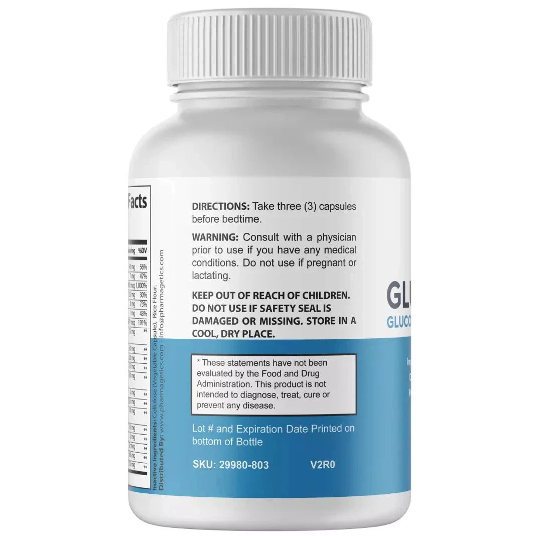 Glucotrust Complex Formula Blood Health Support Supplement 60 Capsules