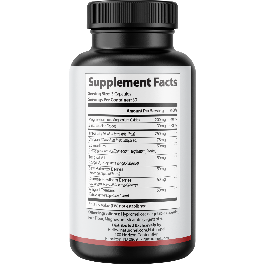 T-Thrive Testosterone Booster for Men – Advanced Male Performance Formula with Tribulus, Tongkat Ali, Horny Goat Weed, Zinc & Magnesium – Strength, Energy, Vitality & Libido Support