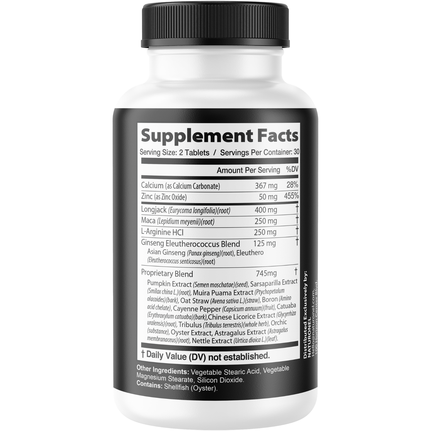 Power Up (12 Pack) Supplement for Men – Advanced Men's Wellness Formula with Longjack, Maca Root, L-Arginine, Ginseng & Zinc – Daily Vitality Support