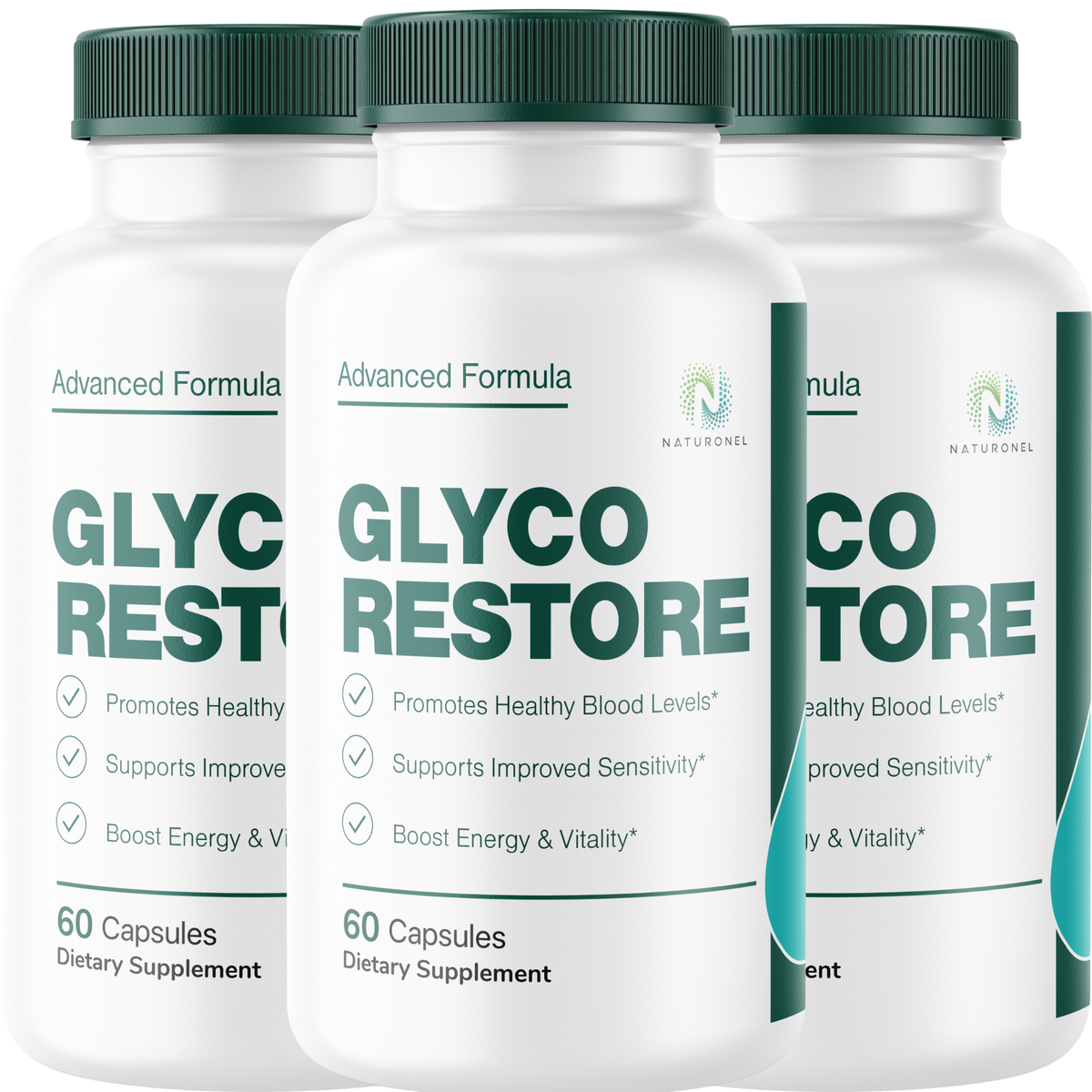 Glyco Restore – Advanced Blood Sugar Support Supplement with Banaba, Bitter Melon, Gymnema Sylvestre, Chromium, Alpha Lipoic Acid & Cinnamon, Healthy Glucose Metabolism Formula