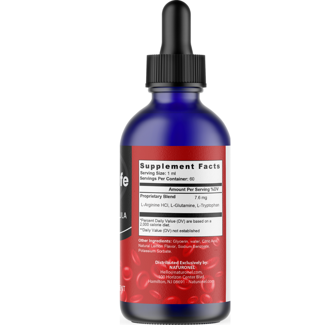GlucoSafe Advanced Liquid Drops (3 Pack) – Triple Amino Acid Formula with L-Arginine, L-Glutamine & L-Tryptophan