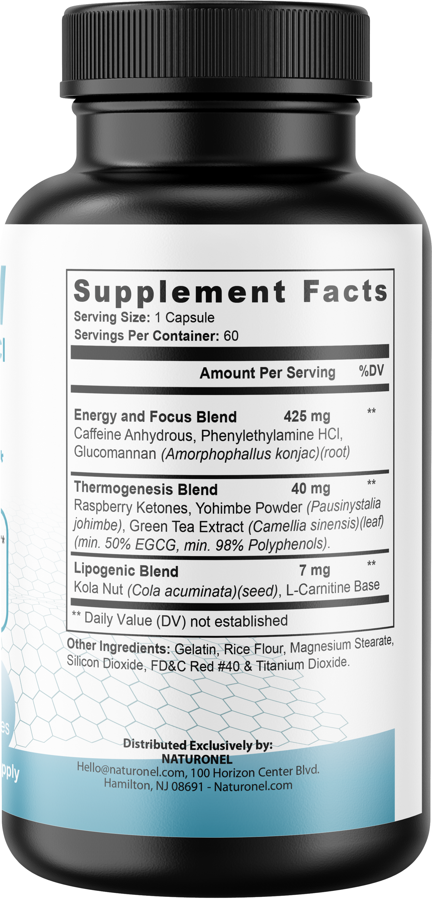 PhenShred (12 Pack) Phenylethylamine HCl Capsules with Caffeine, Green Tea, L-Carnitine & Glucomannan Energy & Metabolism Support Supplement