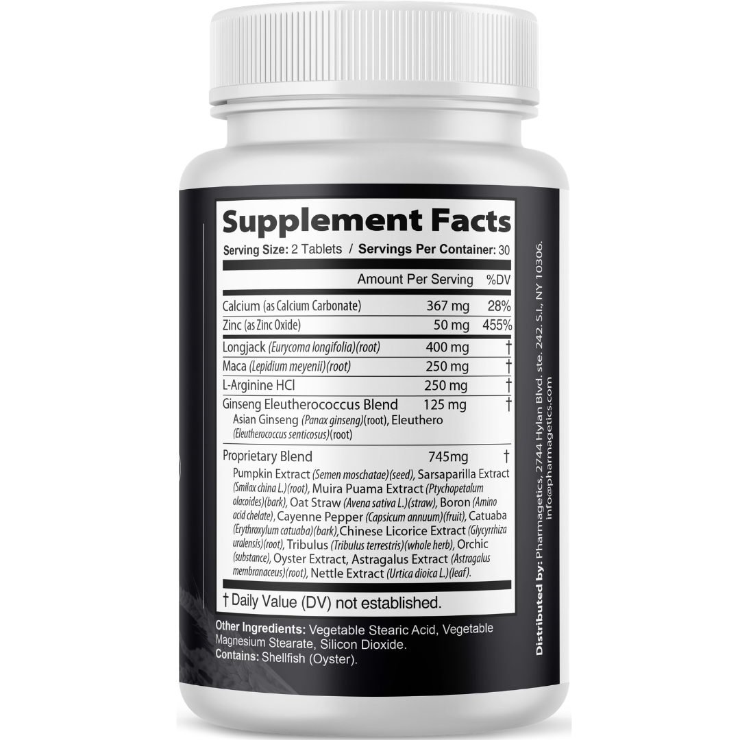 Vital Pro Male Performance and Energy Support Supplement 60 Tablets