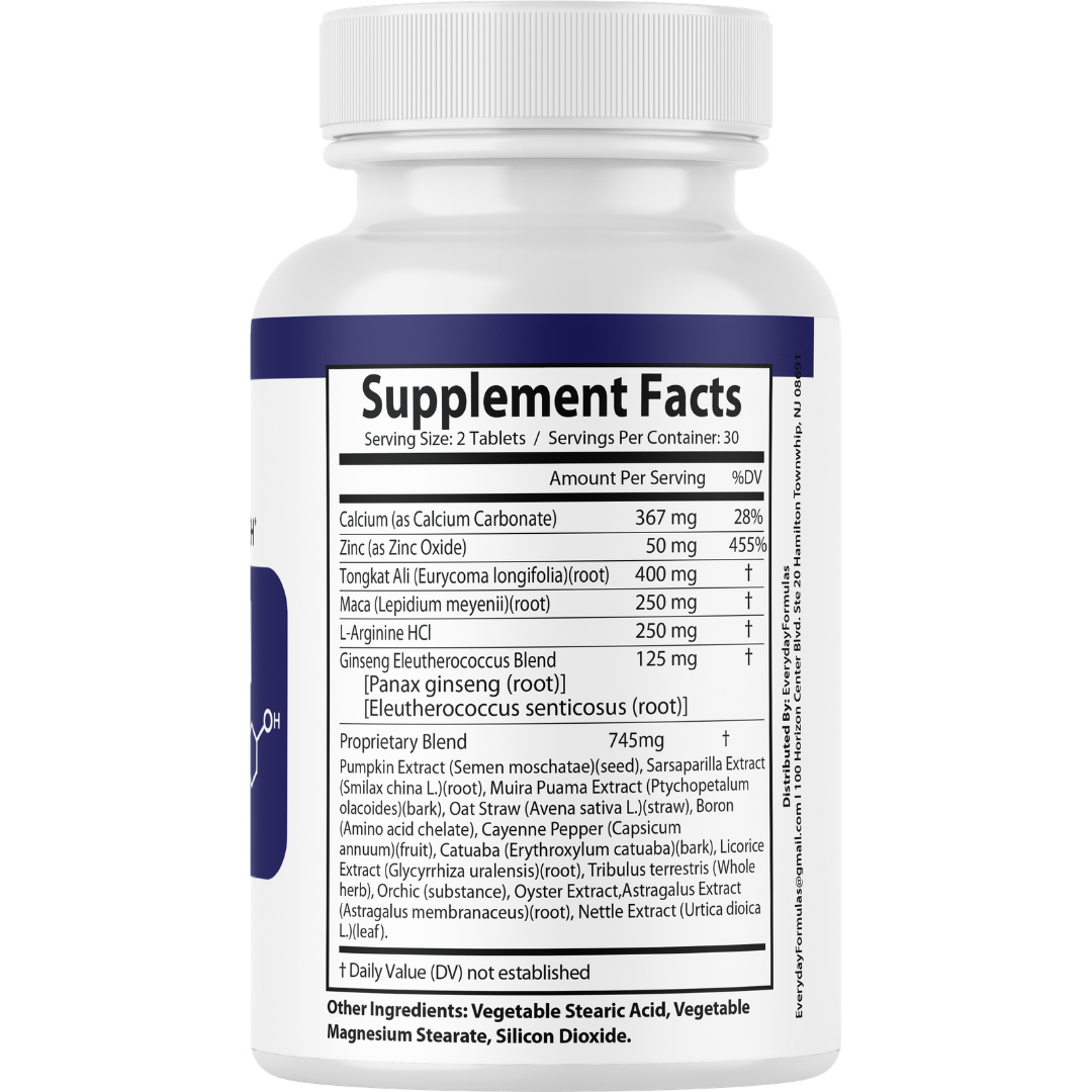 VasoStam Maximum Enhancement Strength New Powerful Formula 60 Tablets