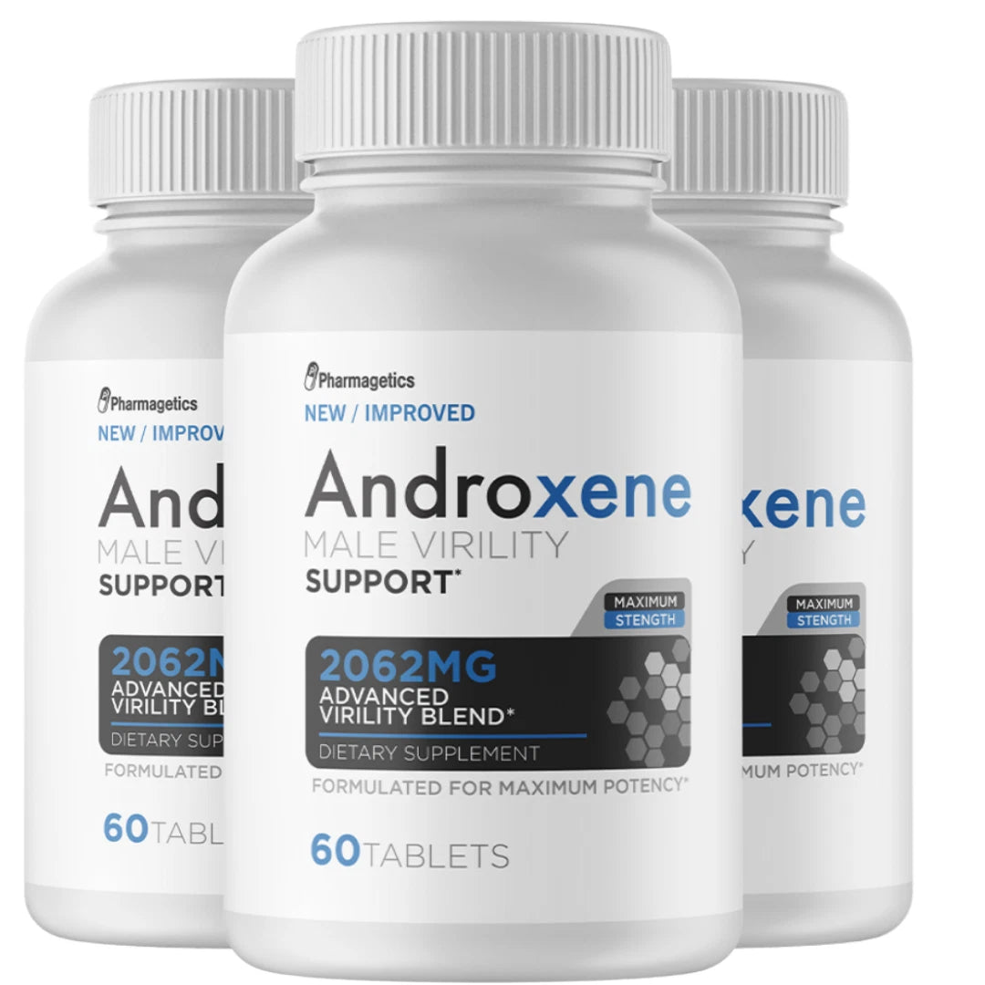 Androxene Men's Daily Wellness Formula – Advanced Botanical Blend with Maca Root, Tribulus, Tongkat Ali, Horny Goat Weed & Ginseng – 2062 mg Proprietary Blend - 60 Tablets