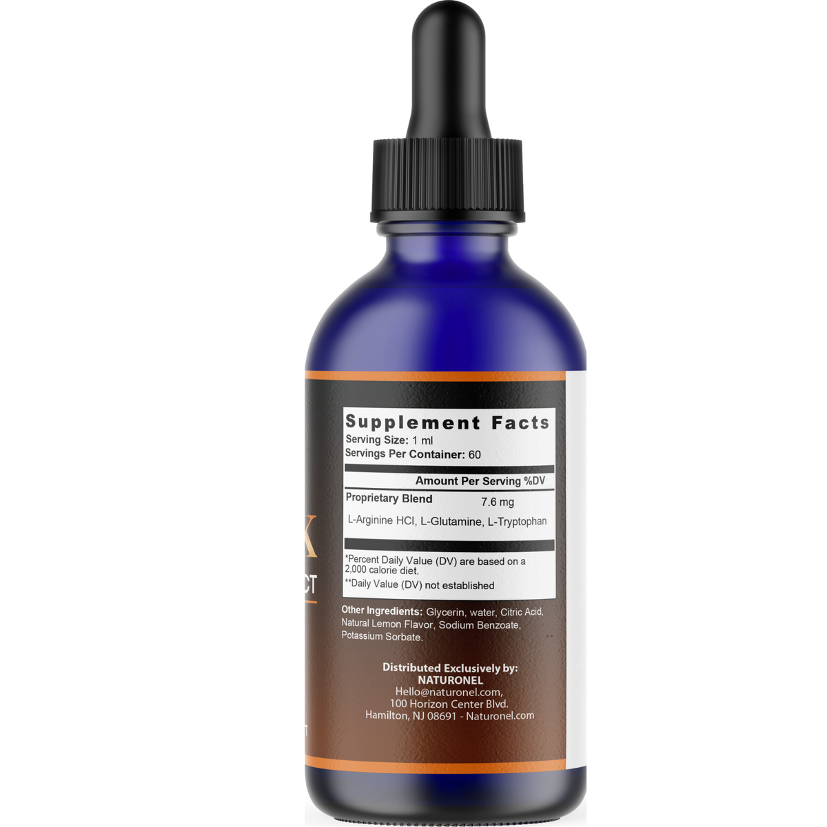 Black Sugar Protect (12 Pack) – Daily Liquid Amino Acid Formula – L-Arginine HCl, L-Glutamine & L-Tryptophan