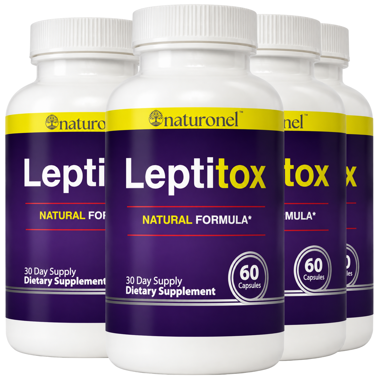 Leptitox Colon Cleanse & Gut Health Supplement – Herbal Digestive Support Formula with Psyllium Husk, Aloe Vera, Bentonite Clay & Probiotic – 60 Capsules