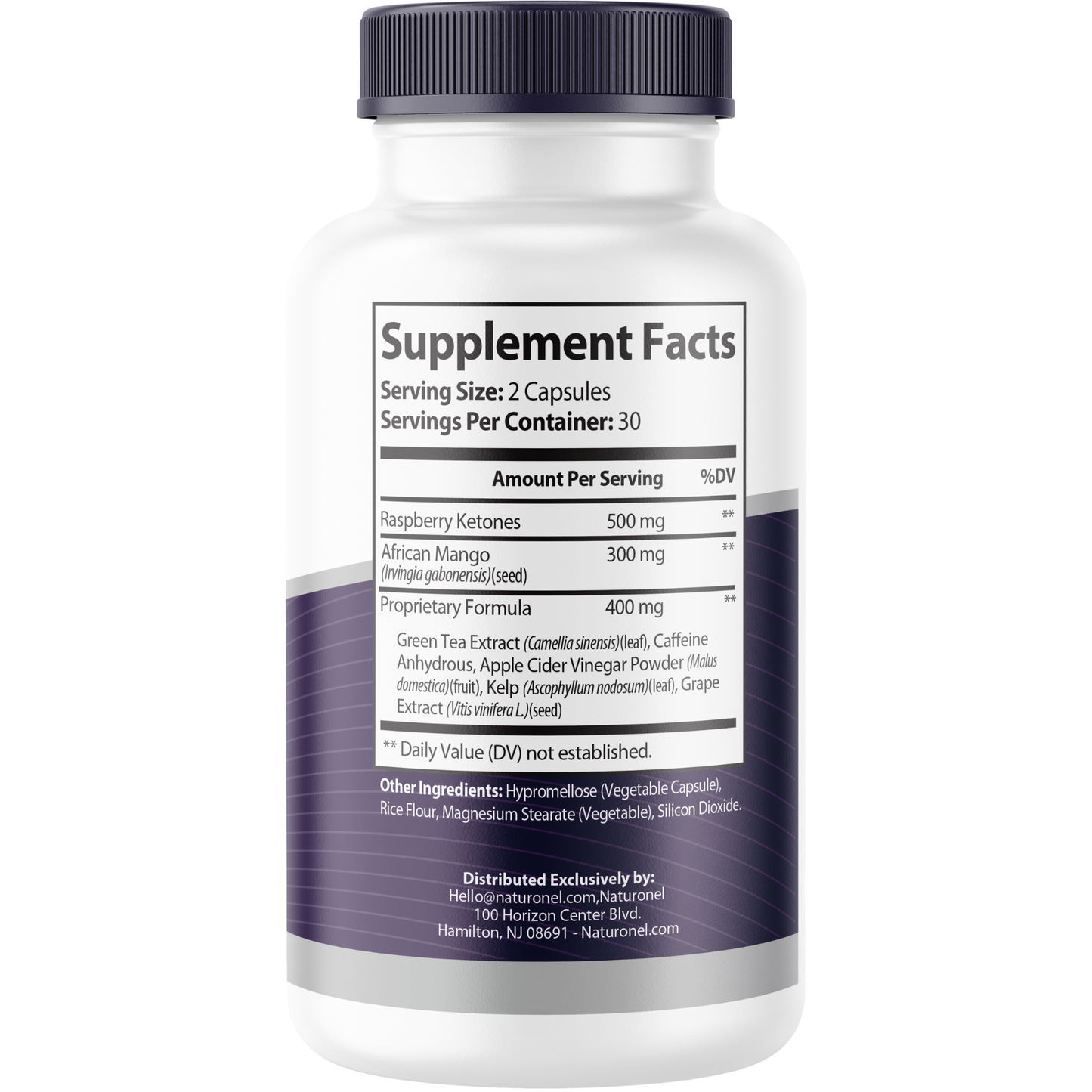 Slim Metrix Advanced (5 Pack) Weight Management Formula – Raspberry Ketones, African Mango, Apple Cider Vinegar, Green Tea Extract & Kelp, Metabolic Support Supplement, Energy Support