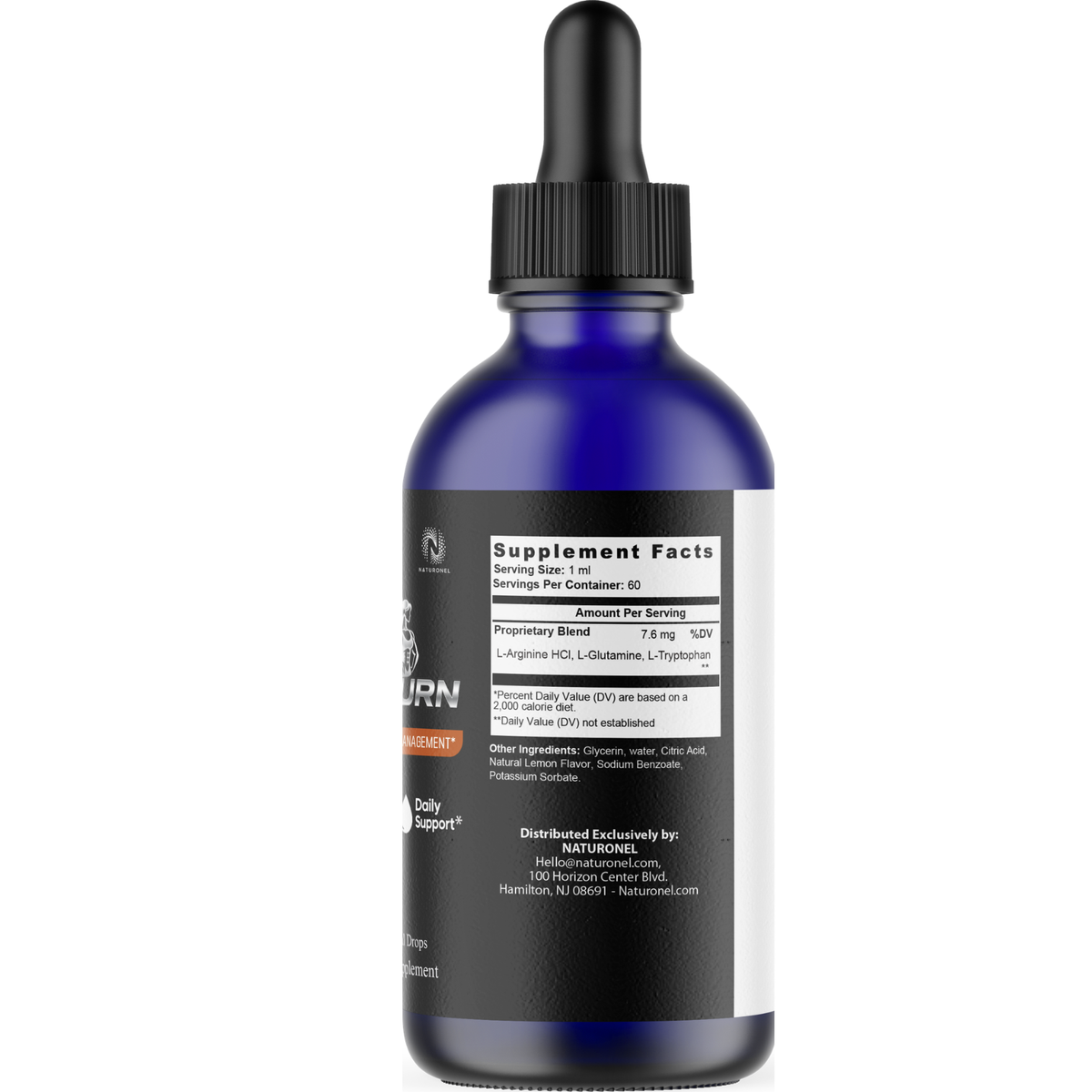NEXBURN Weight Management Formula (2 Pack) – Fast Acting Liquid Drops with Amino Acid Blend – Daily Support