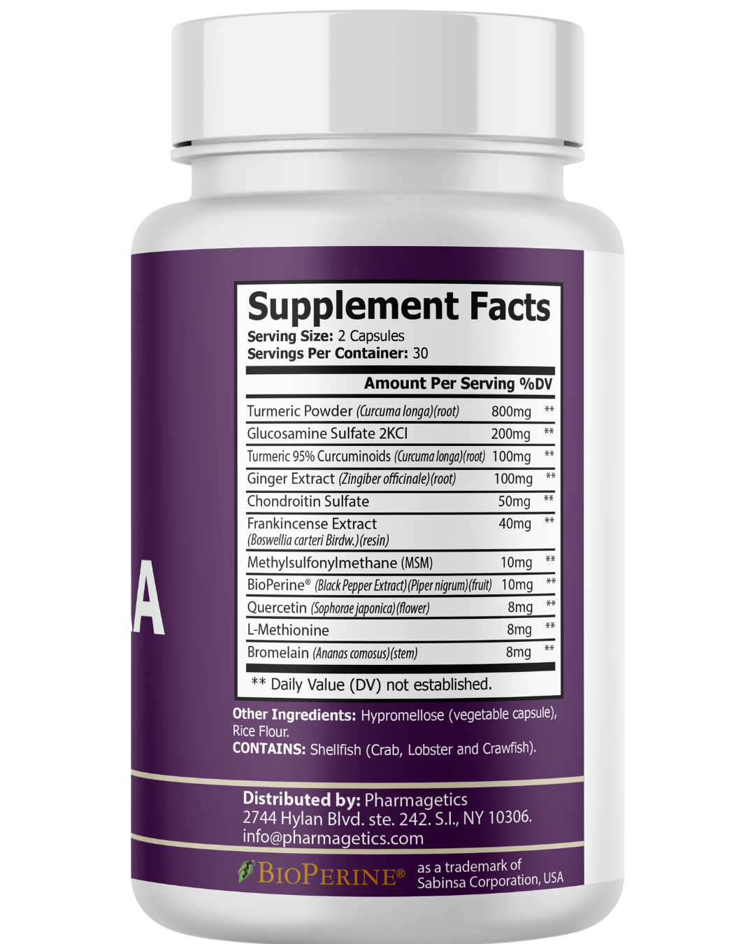Presgera -Advanced Nerve Health Support, Herbal Remedy 60 Capsules