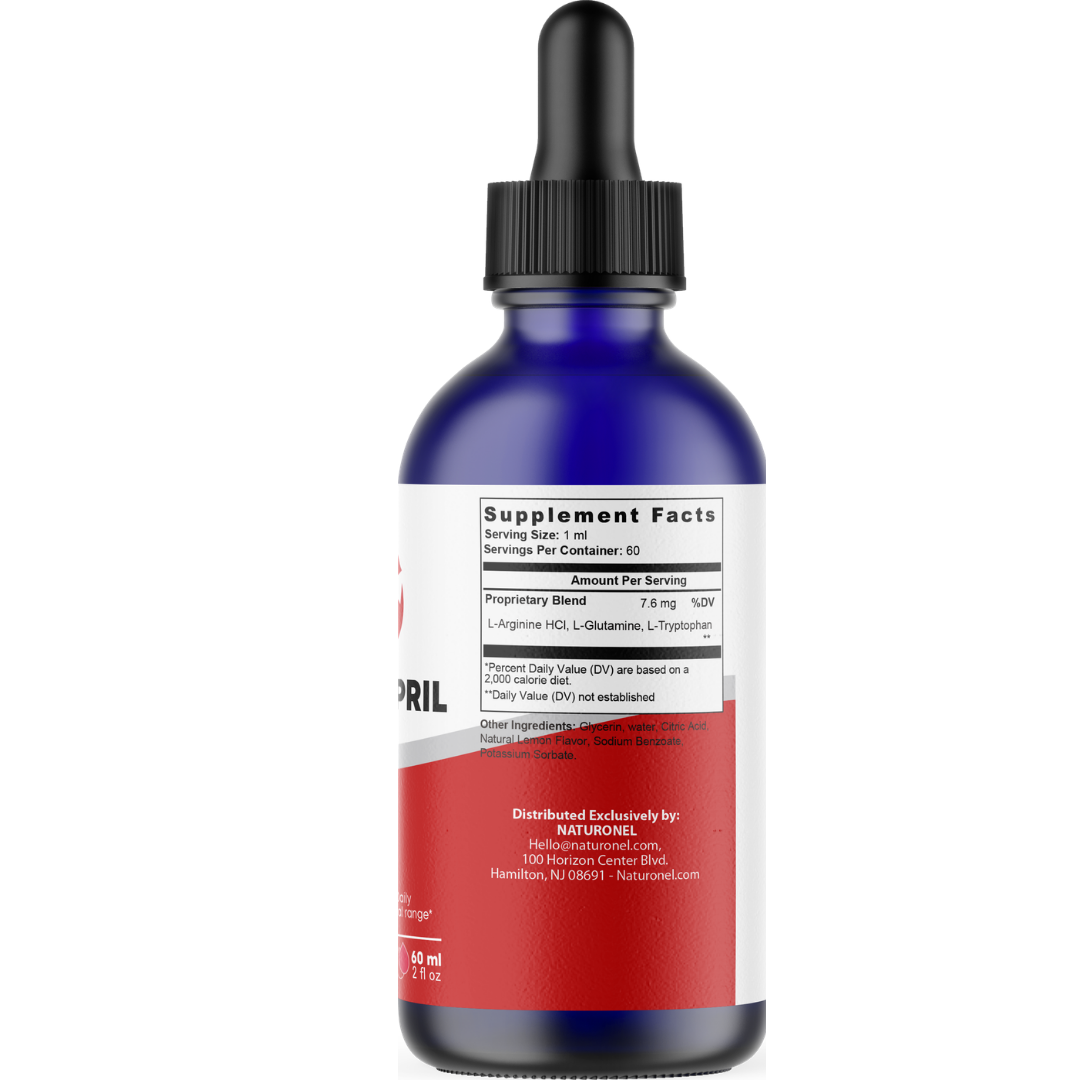 Glucopril Drops (12 Pack) – Daily Metabolism Support Formula with L-Arginine, L-Glutamine & L-Tryptophan