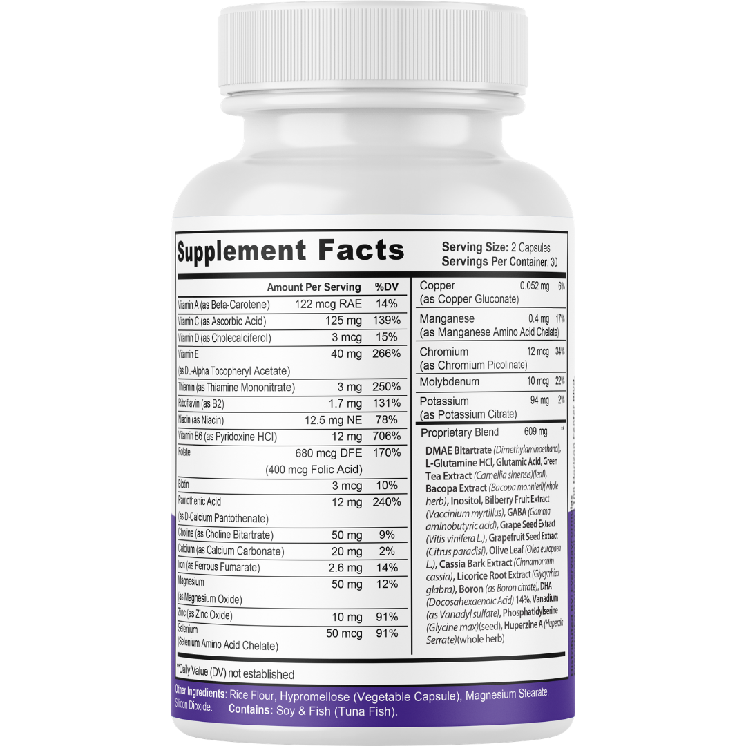 Memotril Advanced Brain Health Supplement 60 Capsules
