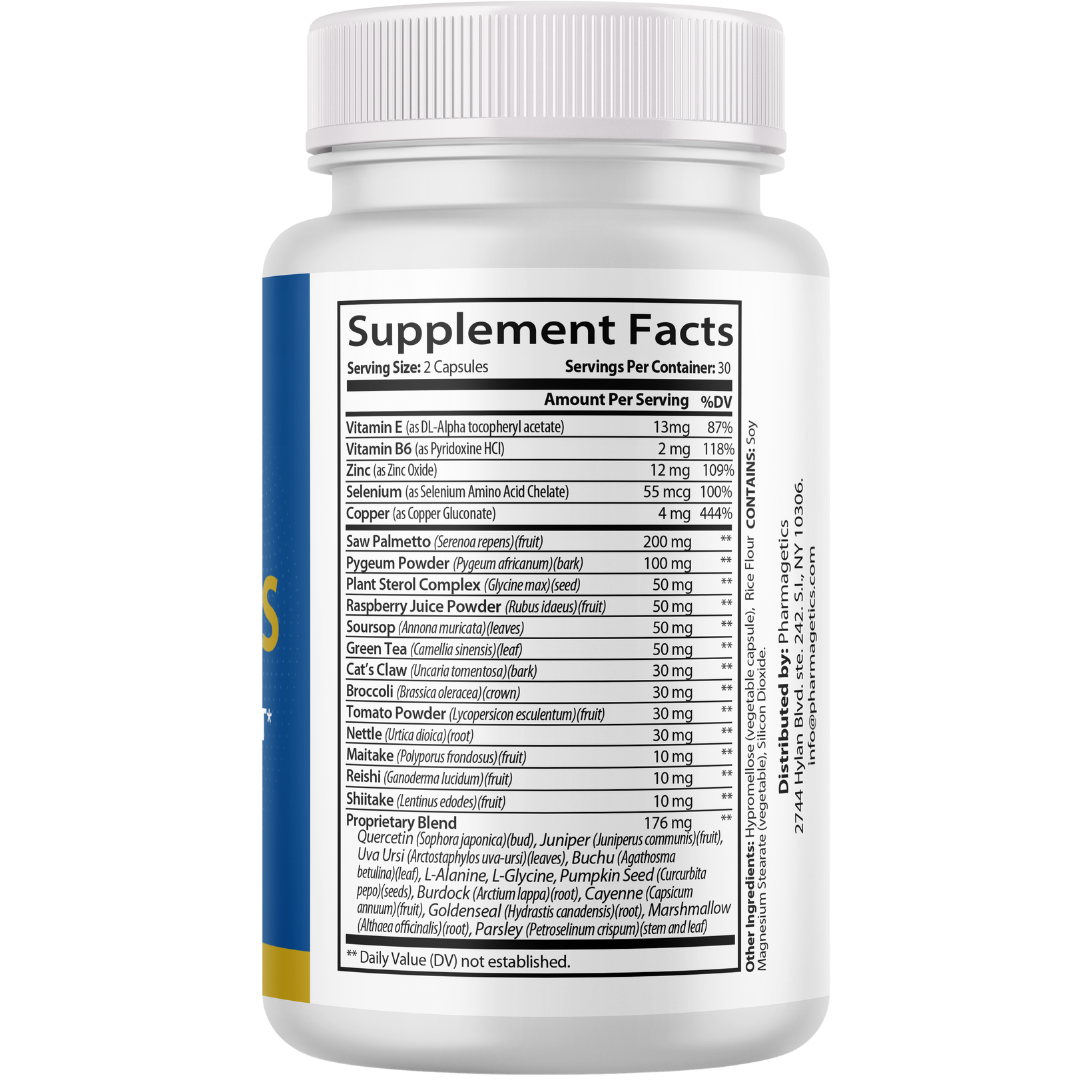 Jertaris Prostate Support, Prostate Health Supplement 60 Capsules