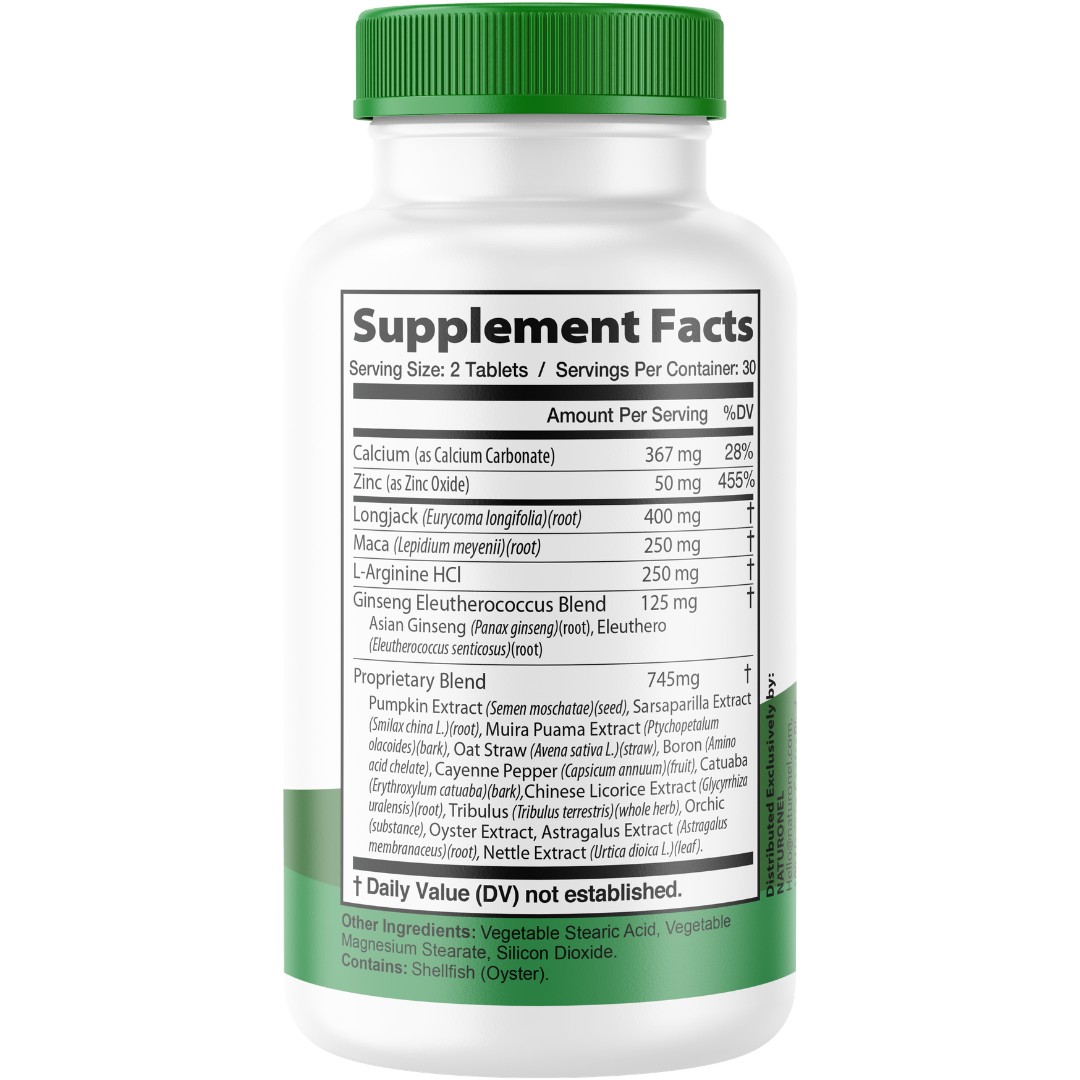 Truvora Men’s Performance Support (3 Pack) – Advanced Male Vitality Formula with Longjack, Maca, Ginseng, L-Arginine, Tribulus & Zinc