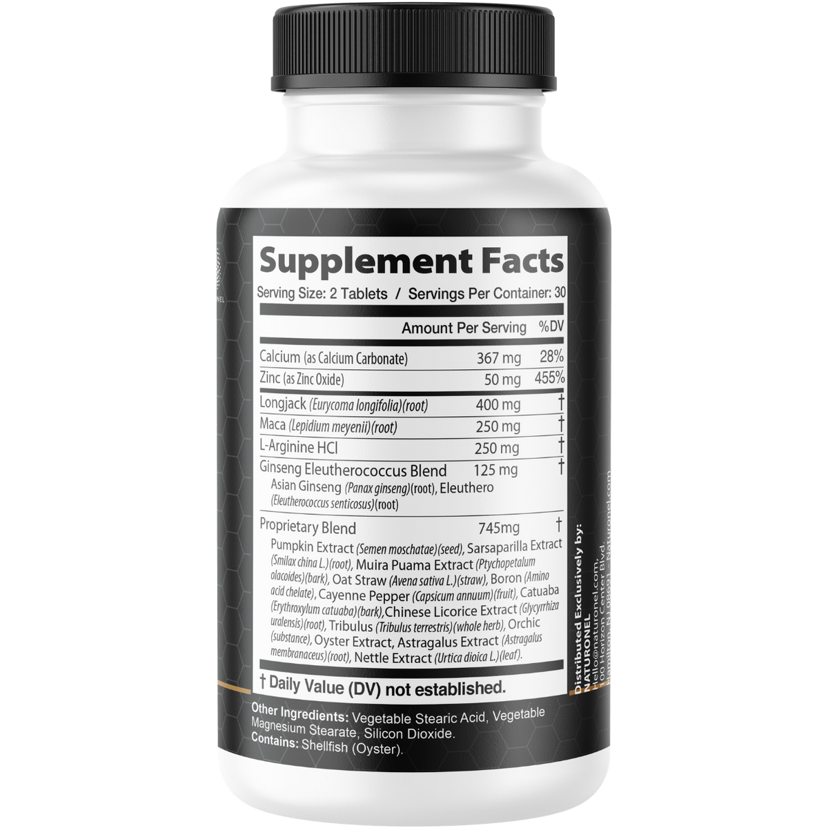 Honeyfil Premium Performance Formula for Men (2 Pack) – Energy & Vitality Support with Longjack, Maca, Ginseng, Zinc & L-Arginine
