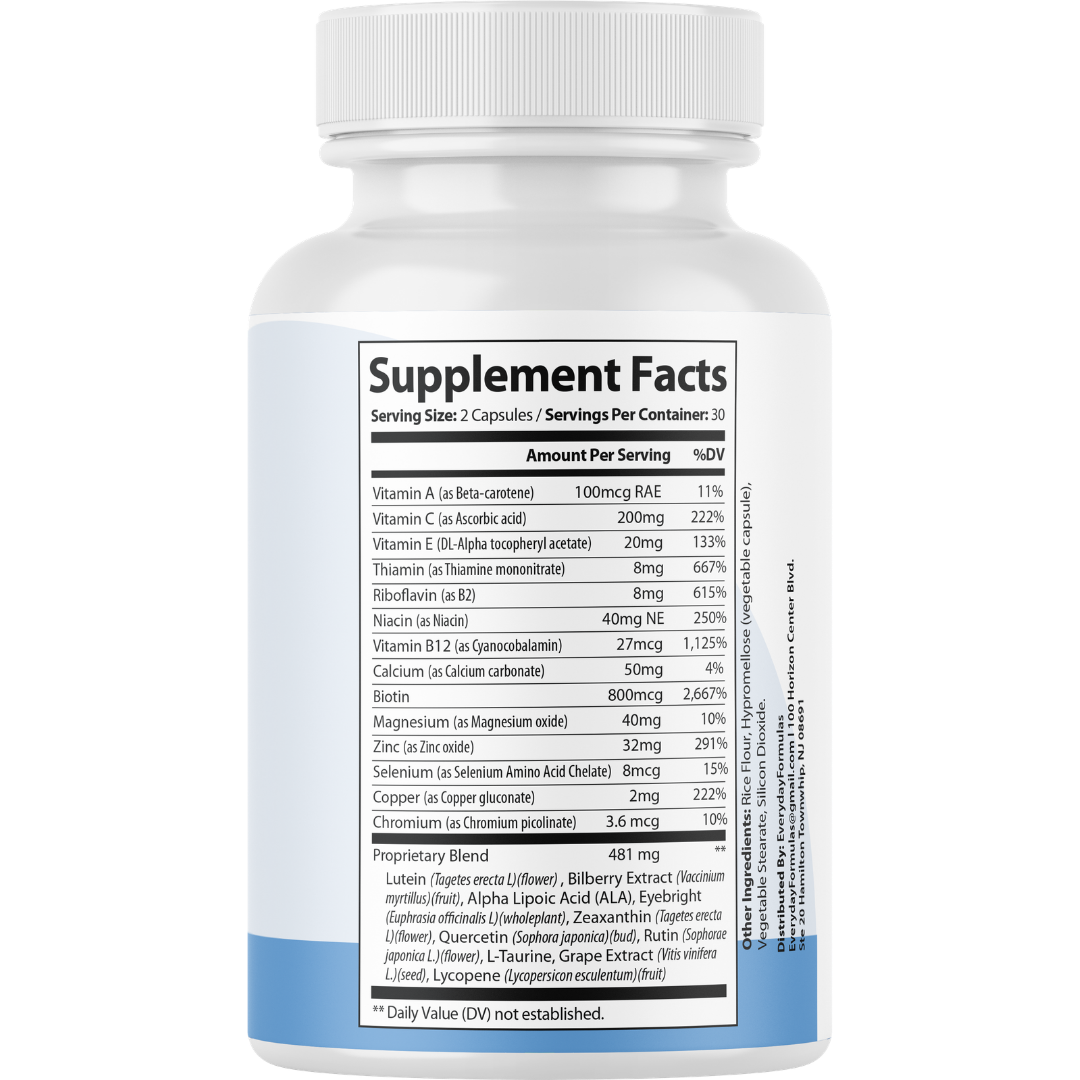 Theya Vue Eye and Vision Formula Support Supplement 60 Capsules