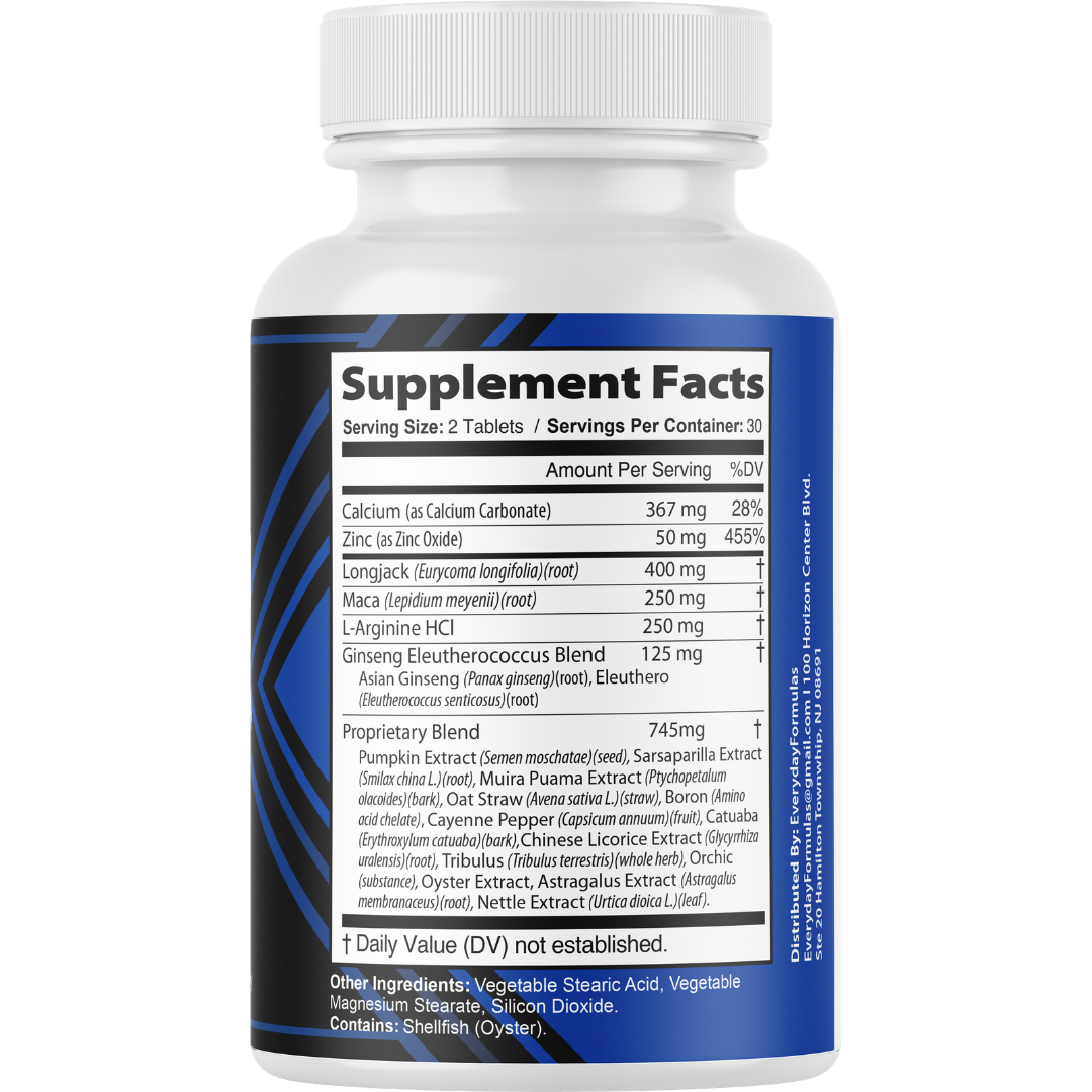 Vapofil Male Endurance and Stamina Support Supplement 60 Tablets