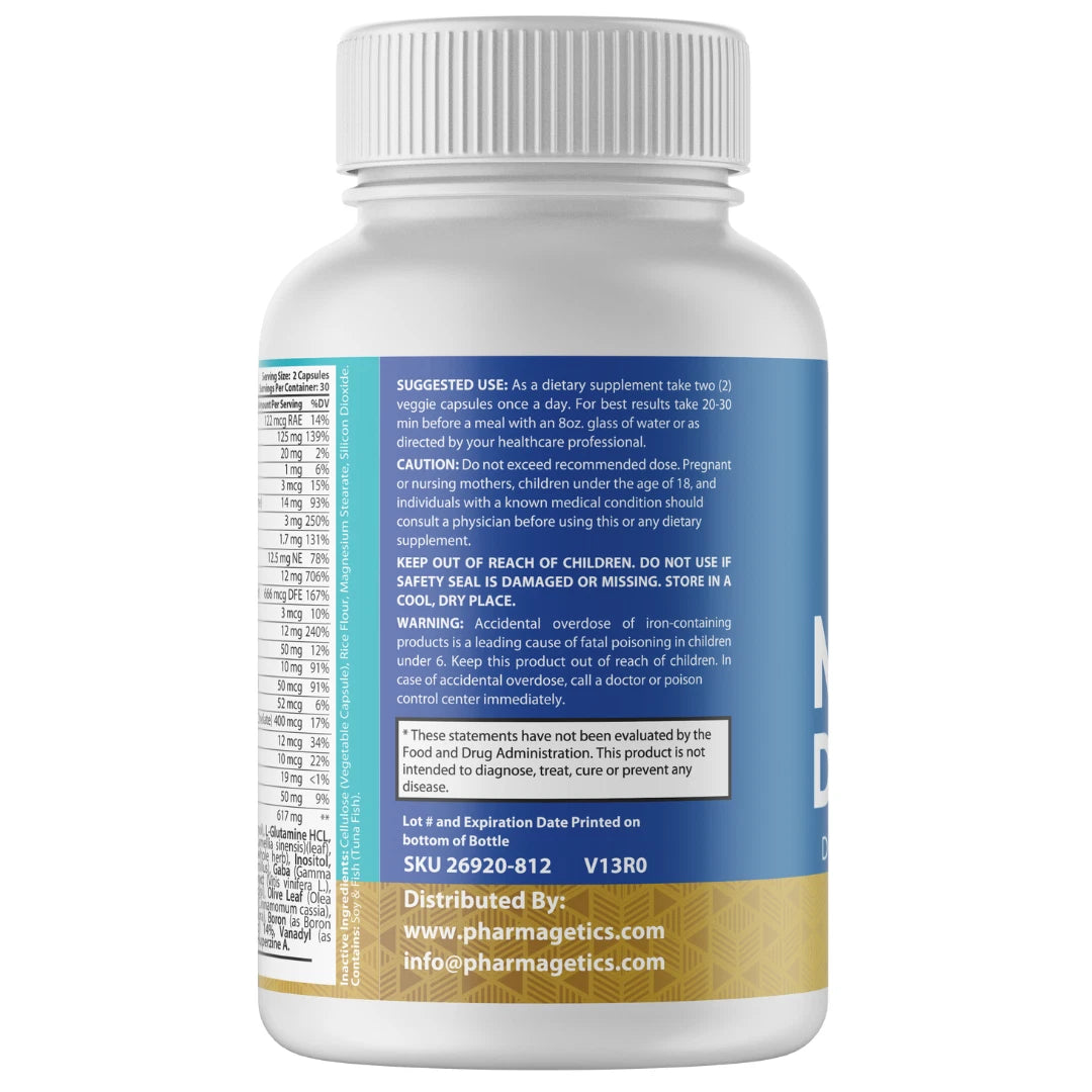 Memo Defend Brain Health Supplement - 60 Capsules