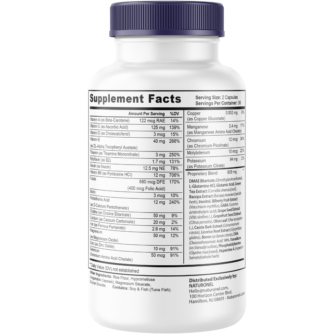Neuro Lift Memory & Focus Supplement (12 Pack) – Advanced Cognitive & Brain Support Formula