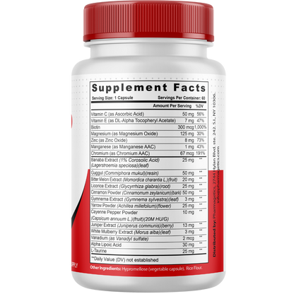 BioGlyco Flow Advanced Blood Support Supplement Flow 60 Capsules
