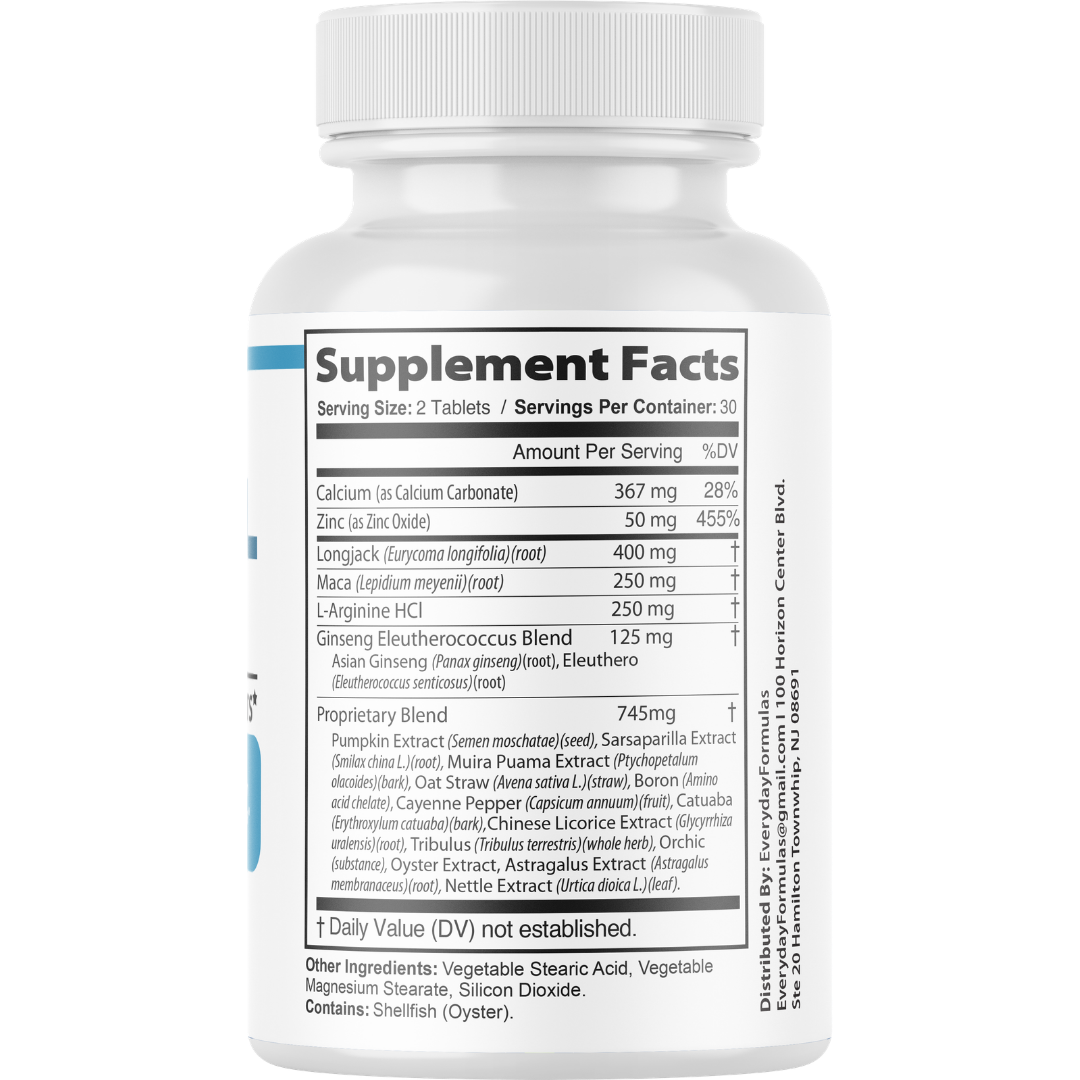 Primal TRT Male Performance Support Supplement 60 Tablets