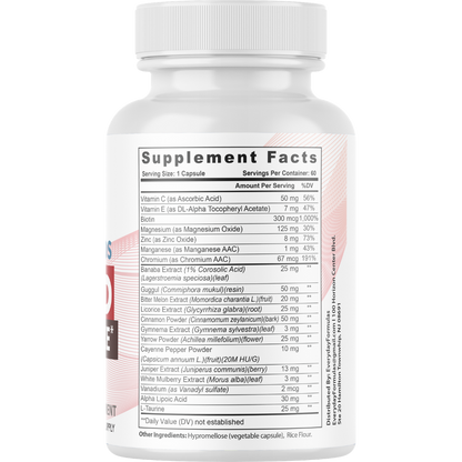 MetaboLabs Blood Balance Glucose Support & Metabolic Health 60 Capsules