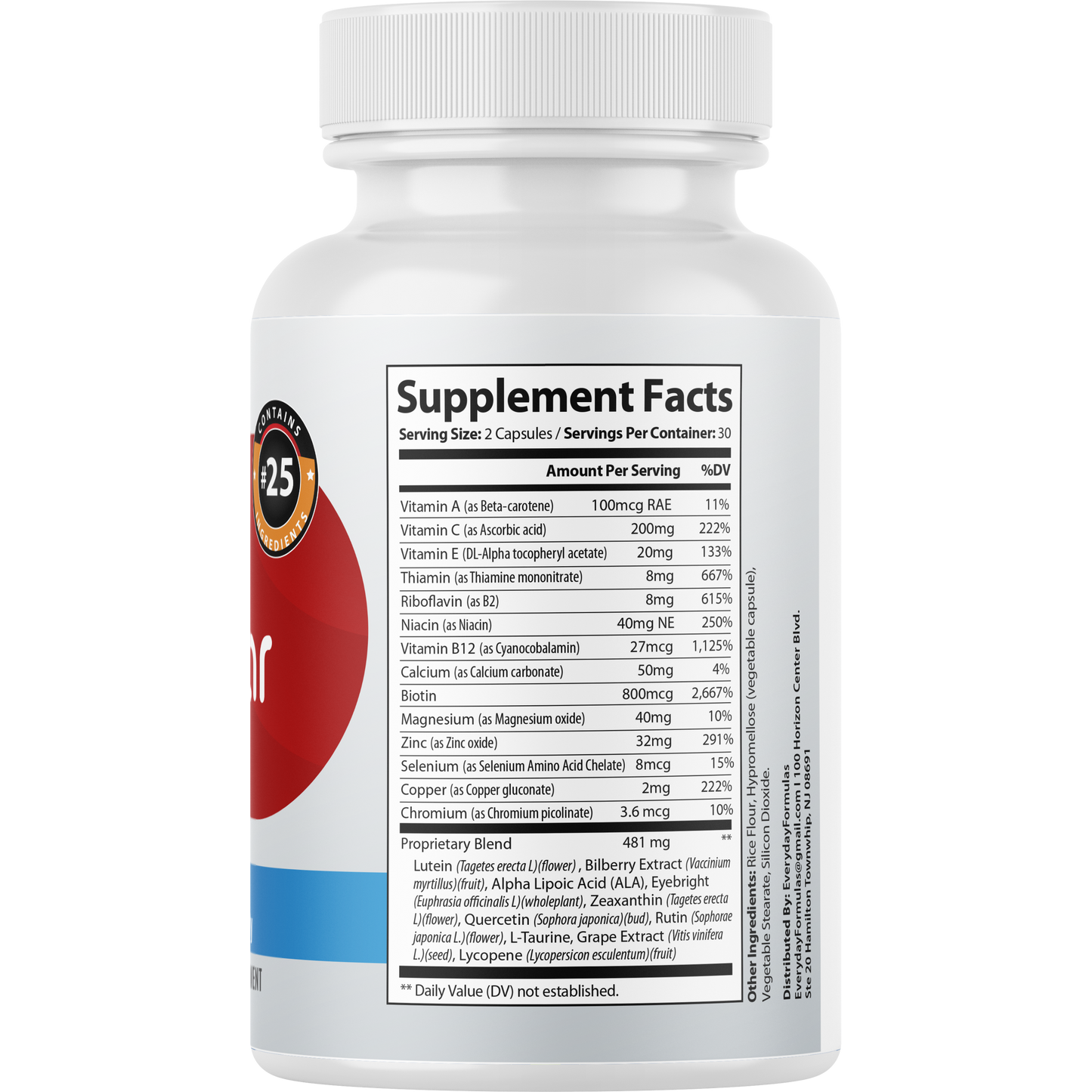 VisiClear Advanced Eye Health Formula Supplement 60 Capsules