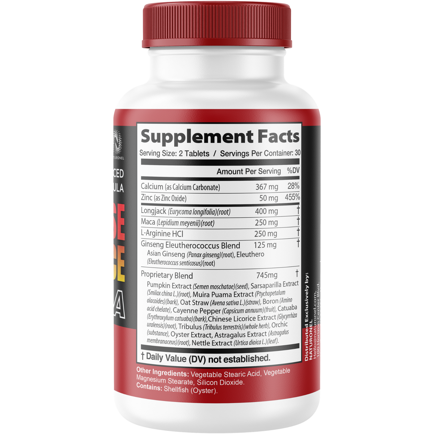 Horse Force Ultra (12 Pack) Supplement for Men - Longjack, Maca, L-Arginine, Ginseng & Tribulus Blend with Zinc - Daily Vitality, Energy & Performance Support