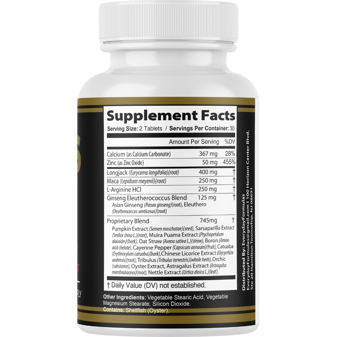 Eros Lift Male Performance Support Supplement 60 Tablets
