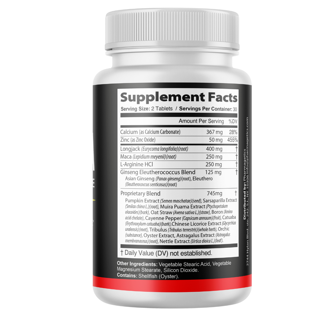 Manboa Male Performance Supplement, Stamina Support 60 Tablets