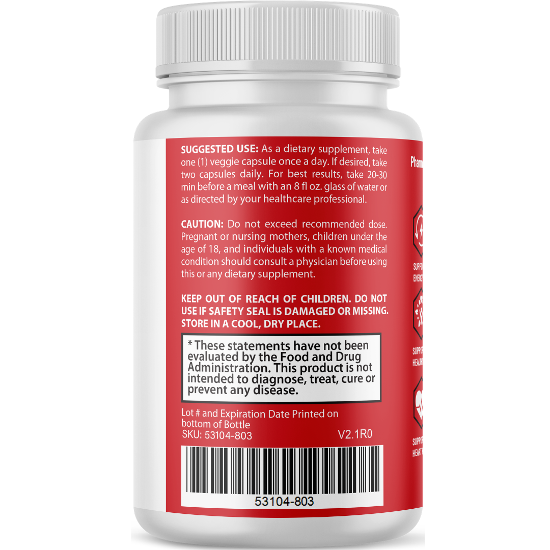 Heart Freedom Circulatory Support Advanced Formula 60 Capsules