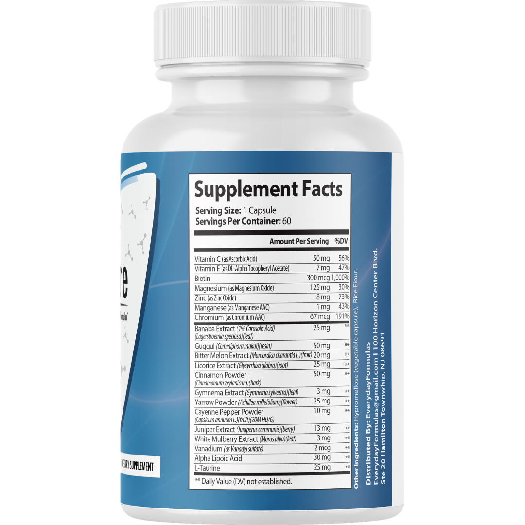 Ceracare Advanced Blood Sugar Support Formula 60 Capsules