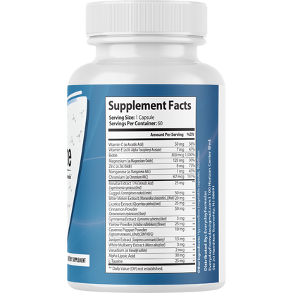 Ceracare Advanced Blood Sugar Support Formula 60 Capsules