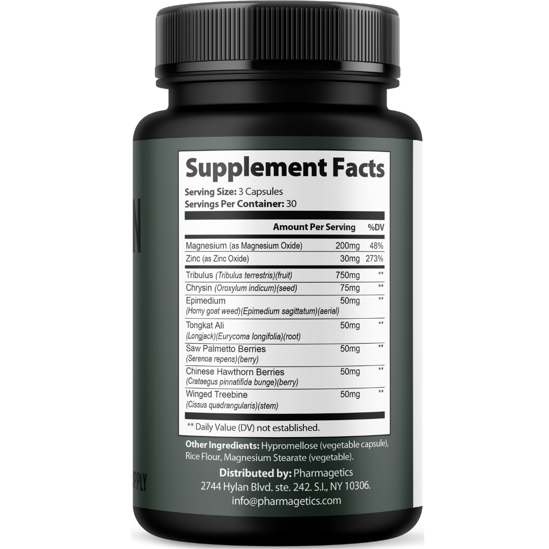 Max Man Pro Male Dietary Supplement, Male Health Support 90 Capsules