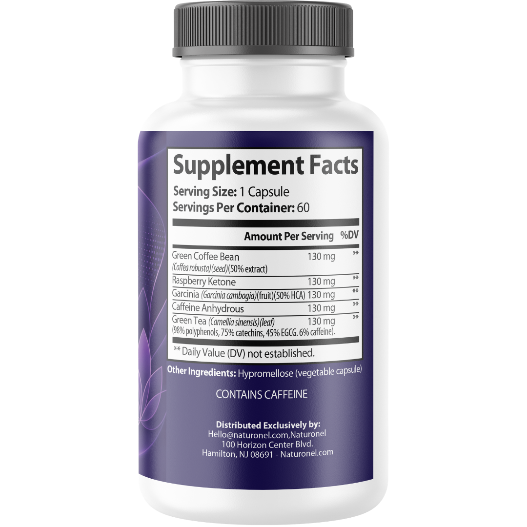 GLP-1 For Her – Women's GLP-1 Pathway Support Formula with Green Coffee Bean, Garcinia Cambogia, Raspberry Ketone, Green Tea & Caffeine, Metabolism & Appetite Support
