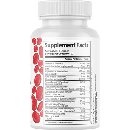 Glucofort Advanced Blood Sugar Support Formula 60 Capsules
