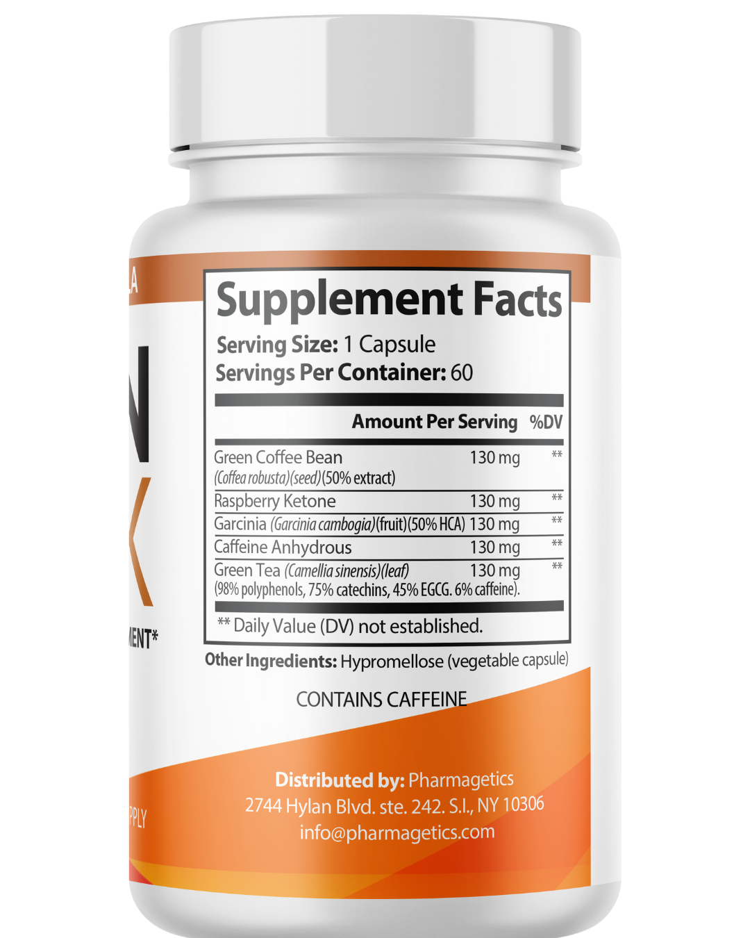 Burn Peak for Advanced Weight Loss, BurnPeak Fat-Burner Formula 60 Capsules