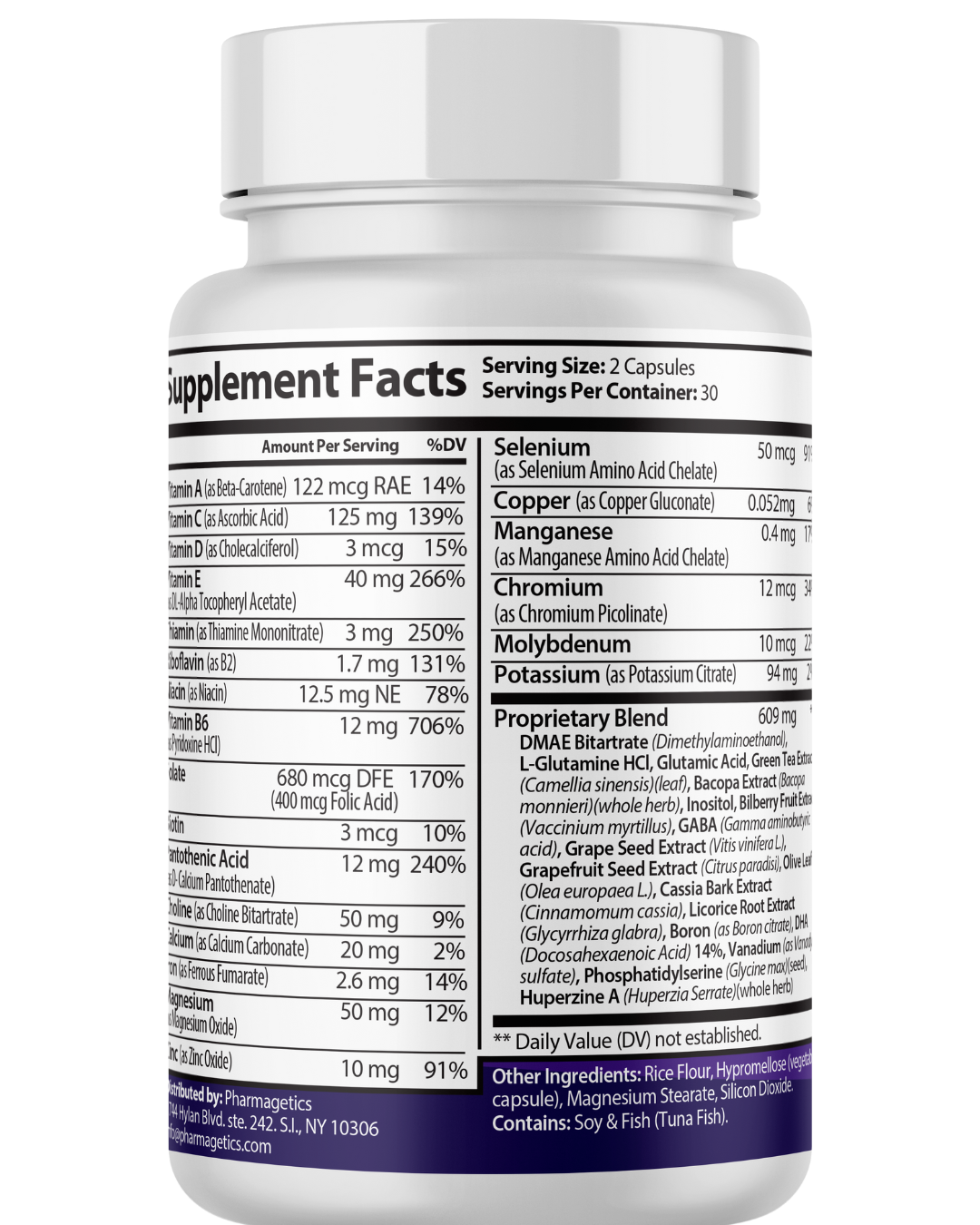 Neurocept Brain Health Support Dietary Supplement 60 Capsules