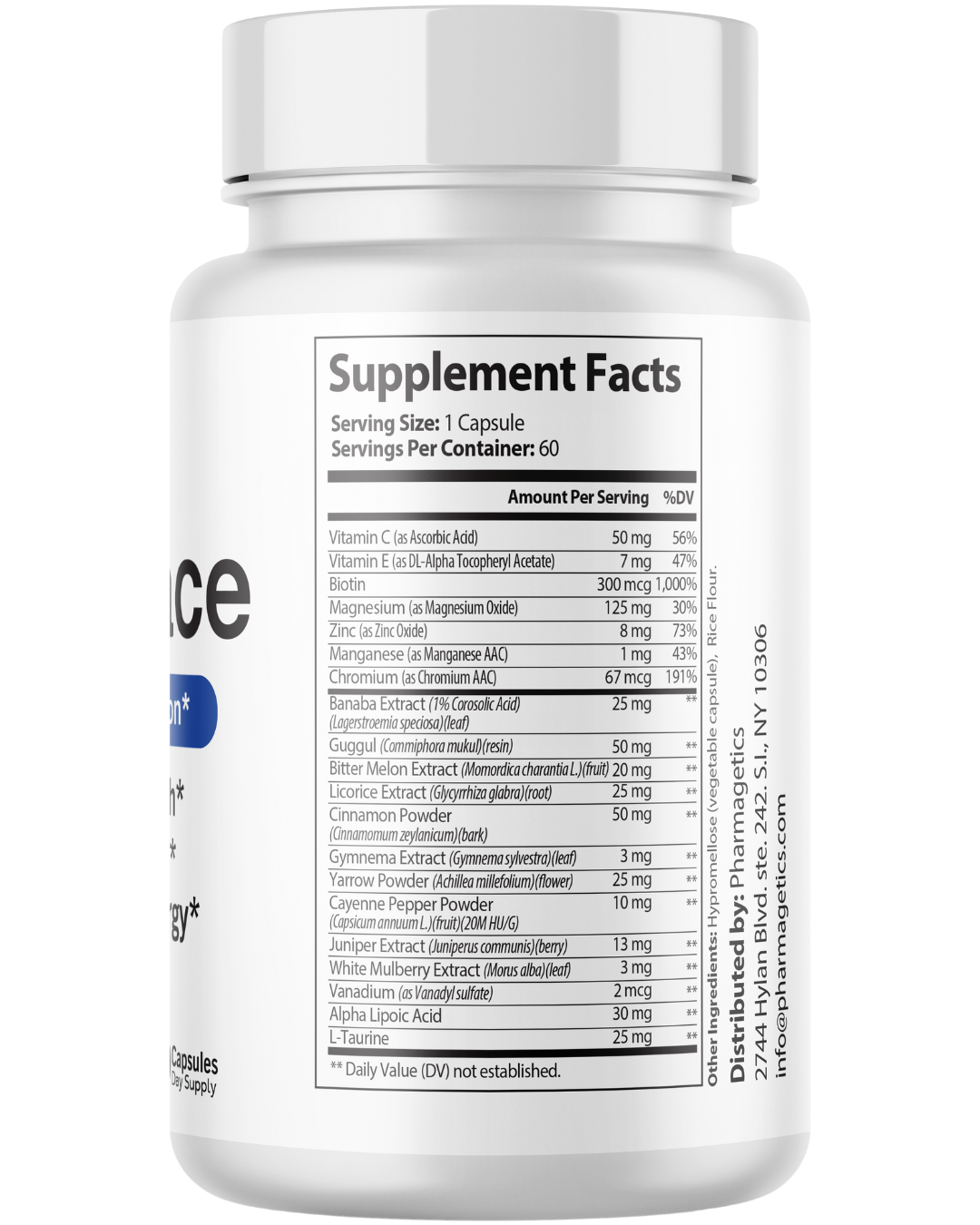 Gluco Peace Blood Circulation Support, Healthy Blood Sugar- 60 Capsules