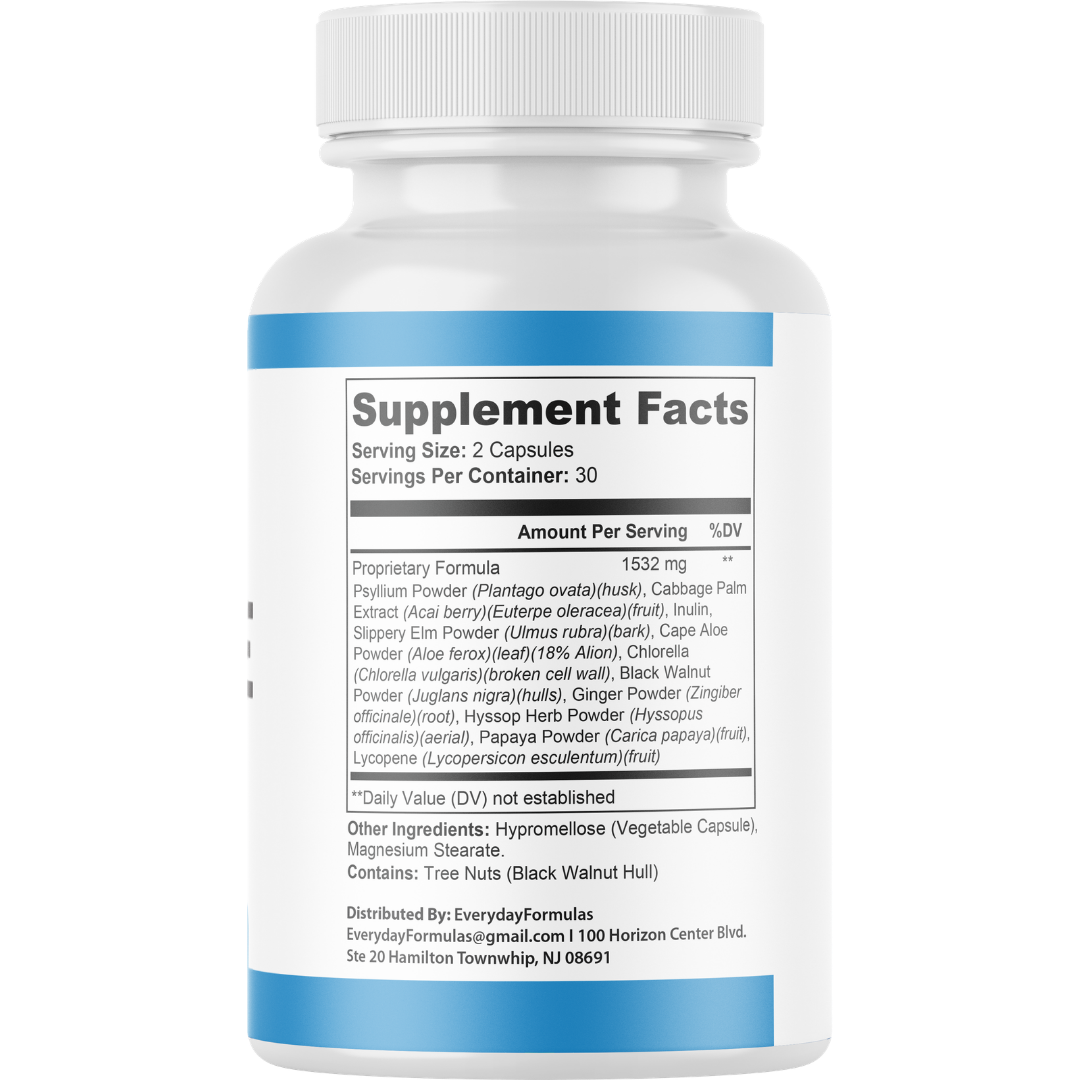 Clean Gut Capsules for Advanced Probiotic and Gut Health Support 60 Capsules